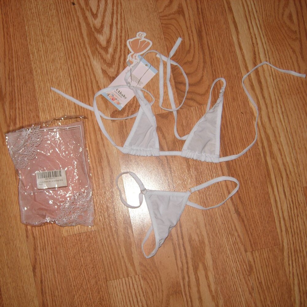 EVAbaby Women Micro G-String Bikini 2 Piece Swimsuit OS